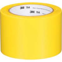 Ruban en vinyle pour travaux g&eacute;n&eacute;raux 764, 76 mm (3") la x 32,9 m (108') lo, 5 mils, Jaune - 3M 764-3X36-YLW