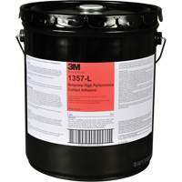 Neoprene High-Performance Contact Adhesive, Drum, 5 gal., Green - 3M 1357L-5GAL-GRY