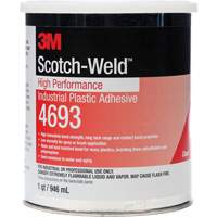 Scotch-Weld High-Performance Industrial Plastic Adhesive - 3M 4693-1QT