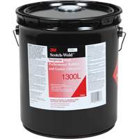 Adh&eacute;sif haute performance pour le caoutchouc et les joints, Seau, Jaune - 3M 1300L-5GAL