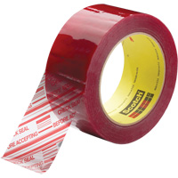 Scotch&reg; Security Message Box Sealing Tape 3779, Acrylic Adhesive, 1.8 mils, 48 mm (2") x 914 m (2998') - 3M 3779-48X914