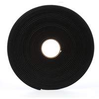 Ruban de mousse en vinyle 4504, 19 mm (3/4") la x 16,5 m (54') lo, 250 mils, Noir - 3M 4504-3/4X18
