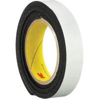 Ruban en mousse de vinyle 4714, 25,4 mm (1") la x 16,5 m (54') lo, 250 mils, Noir - 3M 4714-1X18