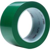 Ruban en vinyle 471, 12 mm (1/2") la x 32,9 m (108') lo, 5,3 mils, Vert - 3M 471-1/2X36-GRN