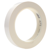 Ruban en vinyle 471, 19 mm (3/4") la x 32,9 m (108') lo, 5,3 mils, Blanc - 3M 471-3/4X36-WHT