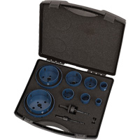 Electrician's Master Holesaw Kit, 12 Pieces - JET 565208