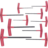 JTHK-10 Jeu de cl&eacute;s hexagonales avec manche en T, 10 mcx, Imp&eacute;rial/Torx - JET 775109