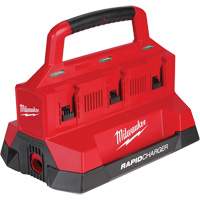 M18 PackOut Six Bay Rapid Charger, 18 V, Lithium-Ion - Milwaukee 48-59-1809
