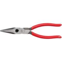 Pince &agrave; bec long &agrave; poign&eacute;e tremp&eacute;e, 8" lo - Milwaukee MT505