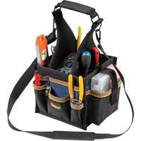 Tool Pouches, Canvas, 25 Pockets, Black - Kuny's EL-748
