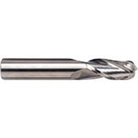 Ball Nose End Mill, 3/8" Dia., 4 Flutes, Carbide - Clarkson Osborn SC25375