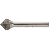 Solid Carbide Burr, SK-1, 1/4" Dia., 1/4" Shank, 1/8" Depth of Cut - Clarkson Osborn SC90099