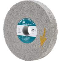Meules d'&eacute;barbage EXL Scotch-Brite, 6" x 1", Arbre de 1", Oxyde d'aluminium - 3M SB13617