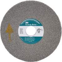 Meule d'&eacute;barbage EXL Scotch-Brite, 6" x 1", Arbre de 1" - 3M SB05132