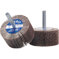Disques &agrave; lamelles - Meules &agrave; lamelles abrasives mont&eacute;es, Oxyde d'aluminium/C&eacute;ramique, Grain 60, 2" x 1" x 1/4" - Merit 08834137370