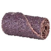 Cartridge Rolls, 240 Grit, 1/2" Dia., Aluminum Oxide, 1-1/2" L, 1/8" Arbor - Merit 08834180314