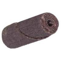 Cartridge Rolls, 80 Grit, 5/8" Dia., Aluminum Oxide, 2" L, 3/16" Arbor - Merit 08834180402