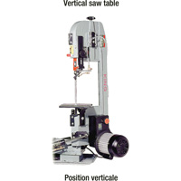 Scies &agrave; ruban pour le m&eacute;tal avec Geardrive, Horizontal/Vertical, Capacit&eacute; de coupe Rond 7" et 7" x 12" rectangulaire - King Canada KC-712GH-5