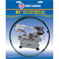 General Purpose Band Saw Blade, Bi-Metal, 93" L x 3/4" W x 0.032" Thick, 10-14 TPI - King Canada KBB-712-BM-1014