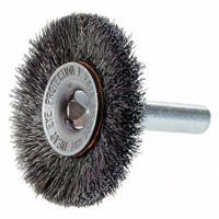 Brosses rotatives &agrave; fils cr&ecirc;p&eacute;s a/arbre 1/4", 1-1/2" dia., Fils 0,008", Arbre 1/4" - Osborn 0001646300