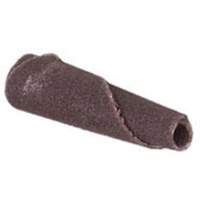 ALO Spiral Cartridge Roll, 240 Grit, 3/16" Dia., Aluminum Oxide, 1" L, 1/8" Arbor - Merit 08834186895