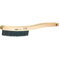 Brosses de grattage a/manche recourb&eacute;, Acier, 3 x 19 rangs de fils, Longueur 13-11/16" - Osborn 0005401500