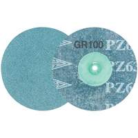 Disque de ponçage TWIST TOPCUT, 3" dia., Grain 100, Zirconium - Walter Technologies Pour Surface 04D310