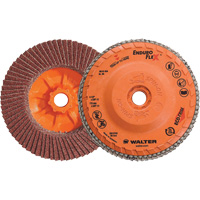 Enduro-Flex Flap Disc, 4-1/2" x 5/8"-11, Type 27, 40 Grit, Zirconia Alumina - Walter Surface Technologies 06B454
