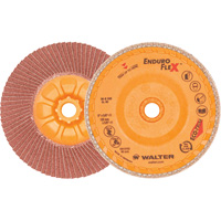 Enduro-Flex Flap Disc, 5" x 5/8"-11, Type 27, 80 Grit, Zirconia Alumina - Walter Surface Technologies 06B508