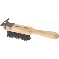 Brosses de grattage &agrave; grattoir, manche droit, Acier, 4 x 11 rangs de fils, Longueur 11-3/8" - Osborn 0005402100