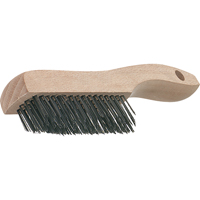 Brosses de grattage &agrave; manche &agrave; patin, garnissage en V, Acier inoxydable, 4 x 16 rangs de fils, Longueur 19-3/4" - Osborn 0005410300