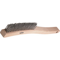 Brosses de grattage &agrave; manche long, garnissage en V, Acier inoxydable, 3 x 19 rangs de fils, Longueur 13-3/4" - Osborn 0005410500