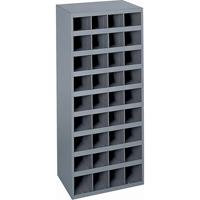 Armoires pour bacs de rangement en acier, 17-7/8" la x 12" p x 42" h, Gris - Durham Manufacturing 358-95