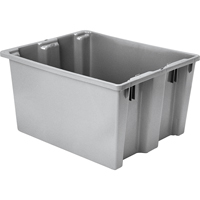 Contenants Stack-N-Nest Polylewton, 13" x 24" x 20", Gris - Lewis Bins+ 5800003