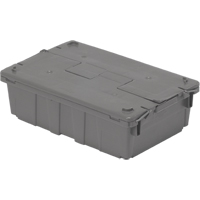 Contenants de distribution Flipak en plastique poly&eacute;thyl&egrave;ne (PE), 20,6" x 13,5" x 6,5", Gris - Orbis 5879403