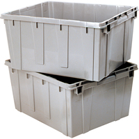 Contenant emboîtable, 21,1" la x 17,7" p x 12" h, Gris - Orbis 5283403