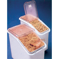 Contenants mobiles &agrave; ingr&eacute;dients avec couvercle coulissant, Capacit&eacute; de 3,5 pi³, 28" h x 15-1/2" la x 29-1/2" p - Rubbermaid 2020794