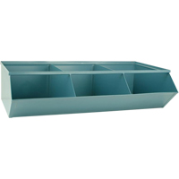 Bacs sectionnels superposables, Cap. 100 lb, 37" la x 20-1/2" p x 9-1/2" h, Bleu - Stackbin 3-4SS-4