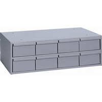 Casiers &agrave; tiroirs industriels, 8 tiroirs, 22-3/4" la x 11-5/8" p x 7-3/8" h, Gris - Durham Manufacturing 003-95