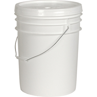 Seau d'usage g&eacute;n&eacute;ral sans couvercle, Plastique, 4 L - Ropak PPROO0040