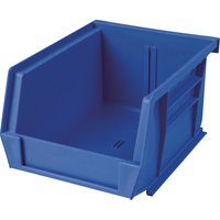 Bac en plastique, 8-1/4" la, 9" h x 18" p, Bleu - Akro-Mils A30265P09