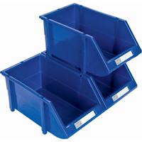 Bac empilable & &agrave; suspendre, 4-13/16" la, 3-3/16" h x 7-1/8" p, Bleu - KLETON 