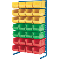 Supports fixes pour contenants - &agrave; un cot&eacute; - Support seulement, 36" la x 12" p x 61" h - KLETON 