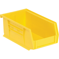 Ultra Stack & Hang Bin, 4-1/8" W x 3" H x 7-3/8" D, Yellow - Quantum Storage System QUS220YL