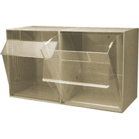 Syst&egrave;me de casiers modulaires Tip-Out, 23-5/8" la x 11-7/8" p x 13-7/8" h, 2 tiroirs - Quantum Storage System QTB302IV