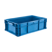 StakPak Plus 4845 System Containers, 15" W x 24" D x 7.5" H, Royal Blue - Orbis 6701156