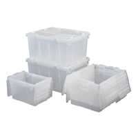Contenants de distribution Flipak en plastique polypropyl&egrave;ne (PP), 11,8" x 9,8" x 7,7", Transparent - Orbis 5310700