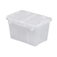 Flipak&reg; Polypropylene Plastic (PP) Distribution Containers, 15.2" x 10.9" x 9.7", Clear - Orbis 5320466