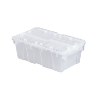 Contenants de distribution Flipak en plastique polypropyl&egrave;ne (PP), 19,7" x 11,8" x 7,3", Transparent - Orbis 5330494