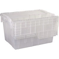 Contenants de distribution Flipak en plastique polypropyl&egrave;ne (PP), 21,8" x 15,2" x 12,9", Transparent - Orbis 6706789